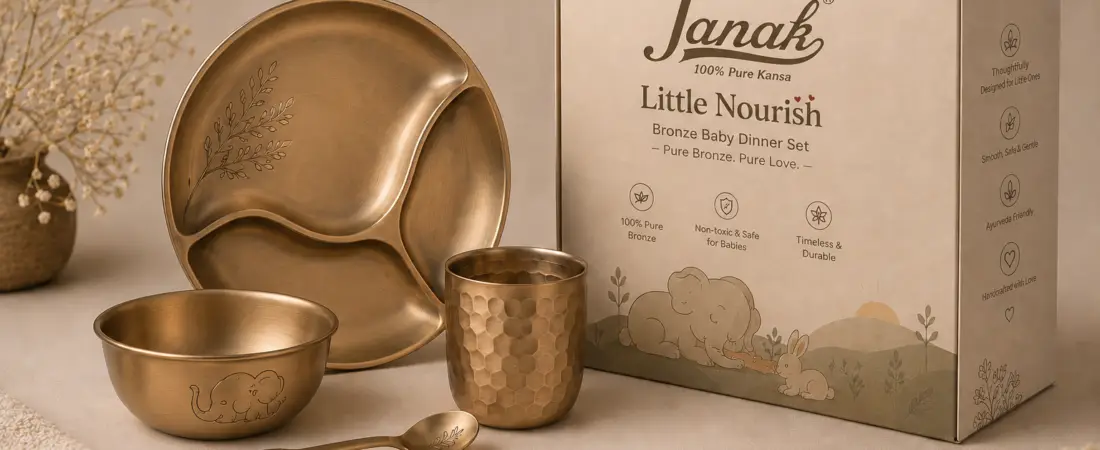 Why a Pure Kansa Baby Dinner Set is the Best Choice for Your Baby’s Health