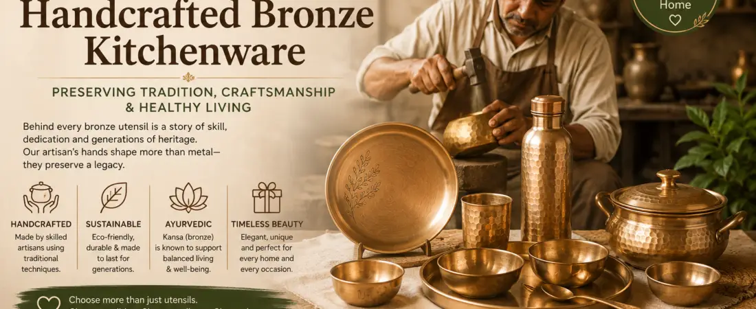 The Art of Handcrafted Bronze Kitchenware: Preserving Tradition, Craftsmanship, and Healthy Living